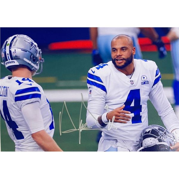 Dallas Cowboys Dak Prescott facsimile signed phot