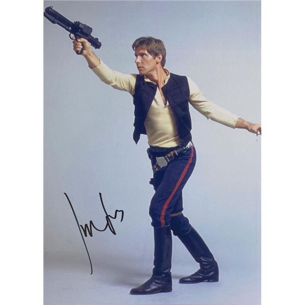Star Wars Harrison Ford facsimile signed movie photo