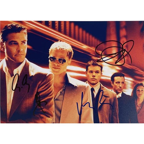 Ocean's Eleven cast facsimile signed movie photo