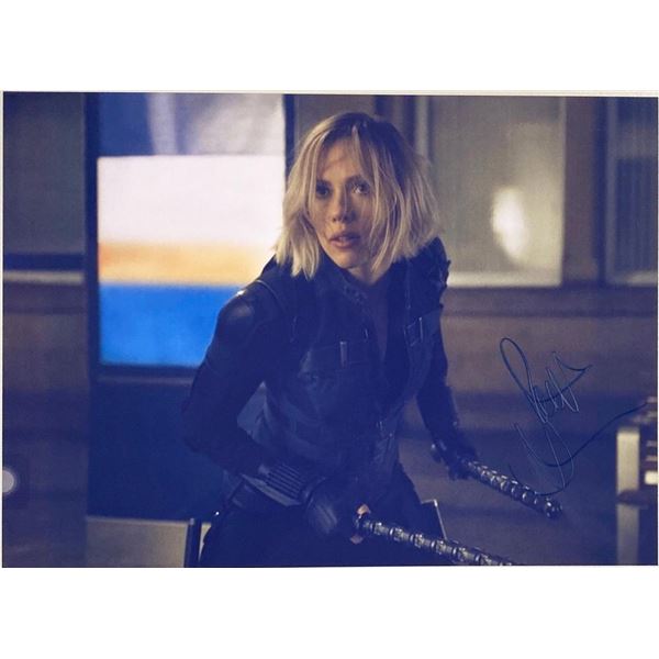 Scarlett Johansson facsimile signed movie photo