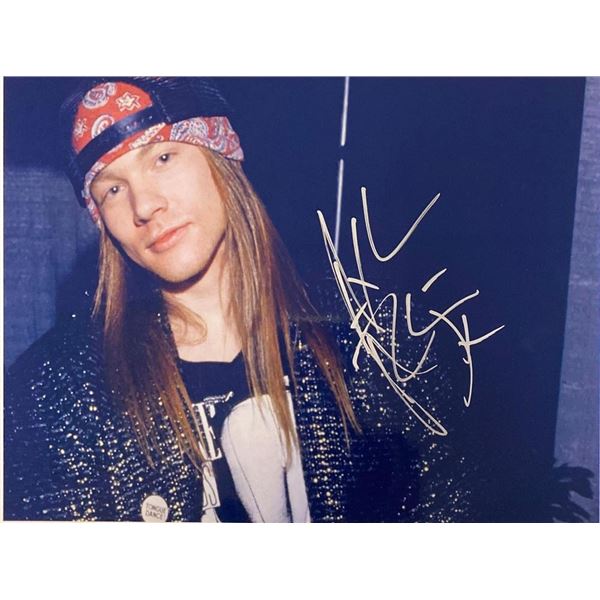Axl Rose facsimile signed  photo