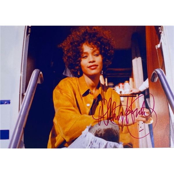 Whitney Houston facsimile signed photo