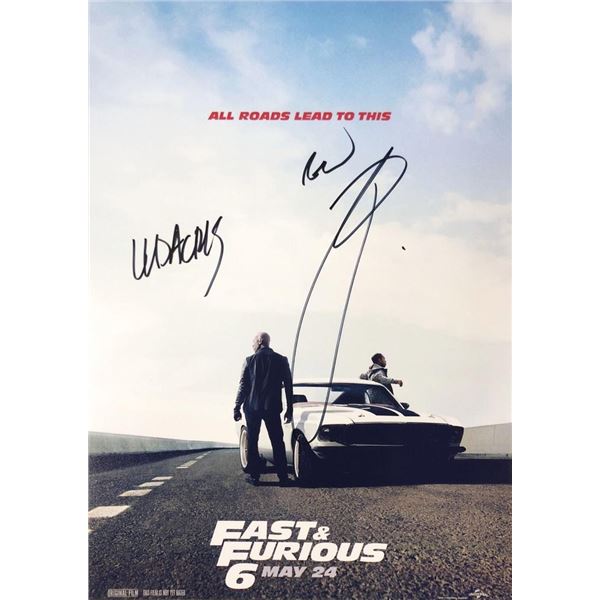 Fast & Furious 6 Ludacris and...facsimile signed movie photo