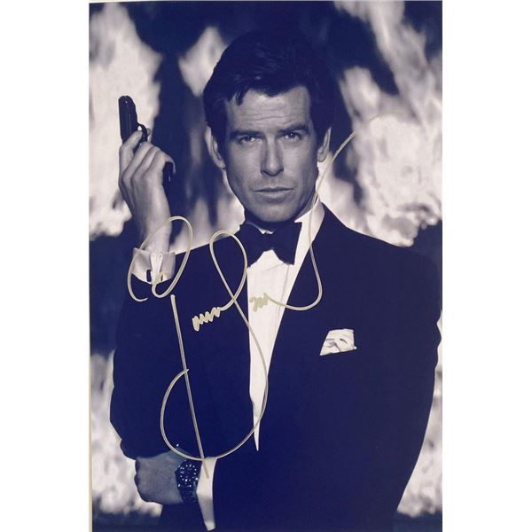 James Bond Pierce Brosnan facsimile signed movie photo