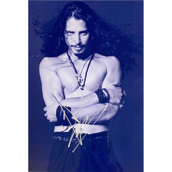 Chris Cornell facsimile signed  photo