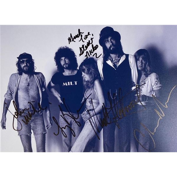 Fleetwood Mac facsimile band signed photo