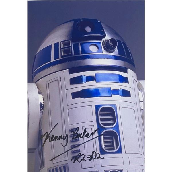 Star Wars R2-D2 Kenny Baker facsimile signed movie photo