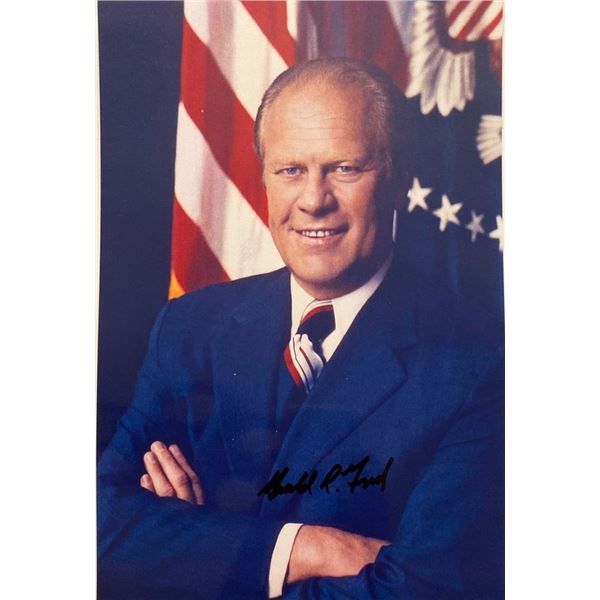Gerald Ford facsimile signed photo
