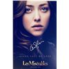 Image 1 : Les Miserables Amanda Seyfried facsimile signed  movie photo