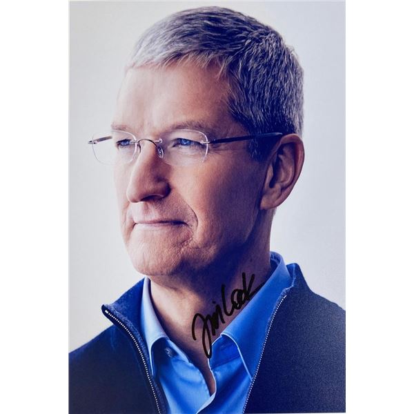 Apple CEO Tim Cook facsimile signed  photo
