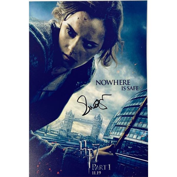 Harry Potter and the Deathly Hallows â€“ Part 1 Emma Watson facsimile signed movie