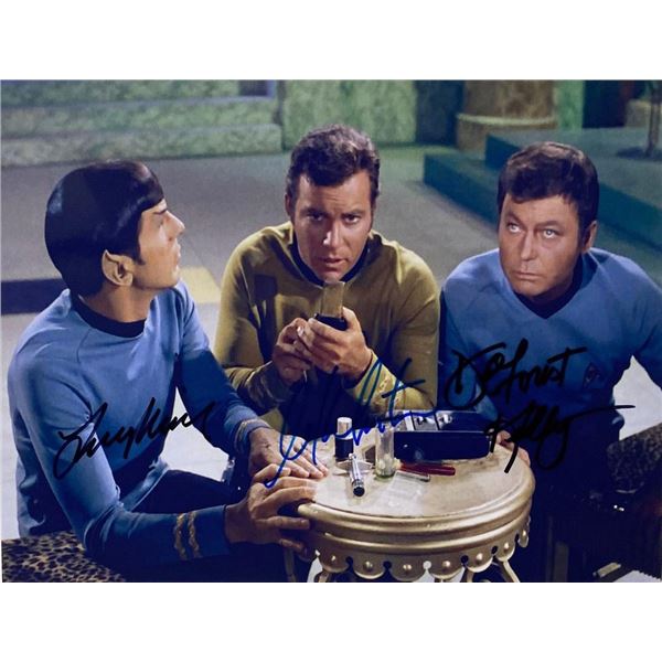 Star Trek cast facsimile signed photo