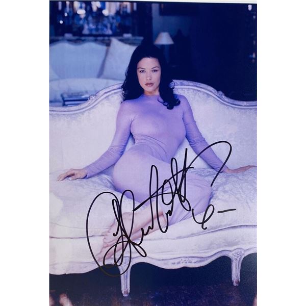 Catherine Zeta-Jones facsimile signed  photo