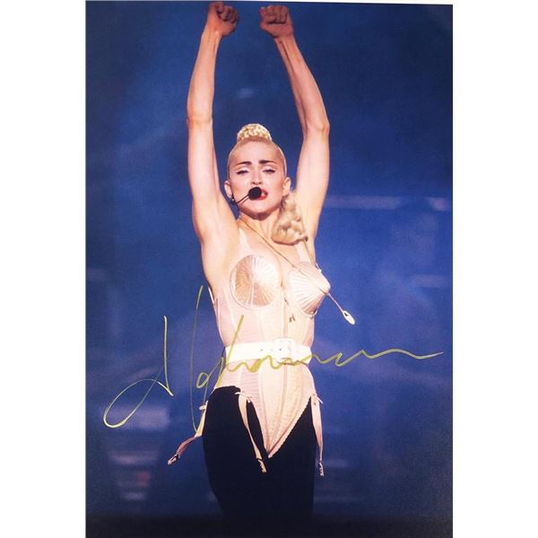 Madonna facsimile signed  photo