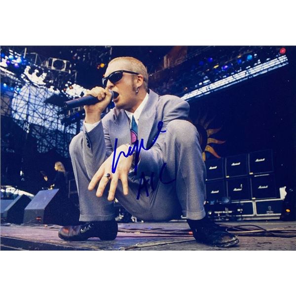 Alice In Chains Layne Stanley facsimile signed  photo