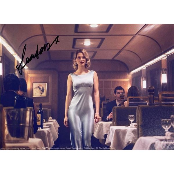 Spectre LÃ©a Seydoux facsimile signed movie photo