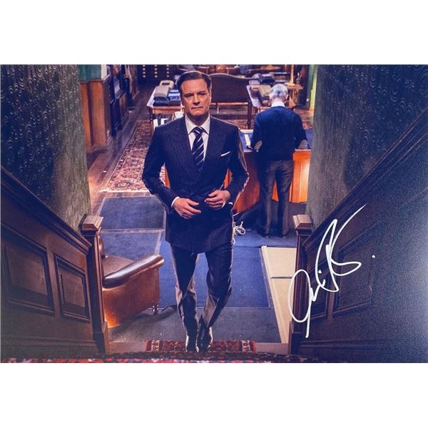 Kingsman: The Secret Service Colin Firth facsimile signed  movie photo