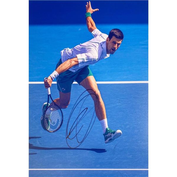 ATP Novak Djokovic facsimile signed  photo