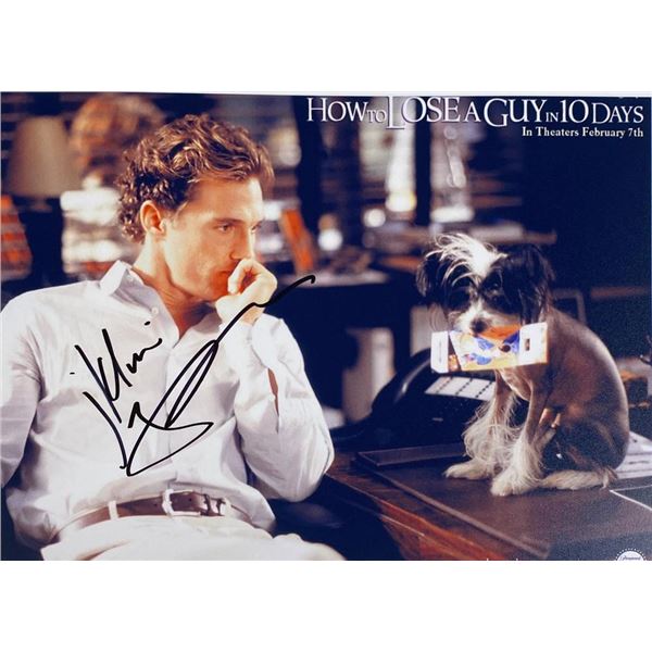 How to Lose a Guy in 10 Days Matthew McConaughey facsimile signed photo