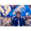 Image 1 : BYU Cougars Zach Wilson facsimile signed photo