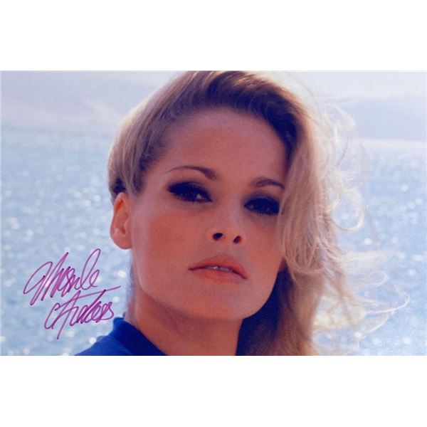 Bond Girl Ursula Andress facsimile signed  photo