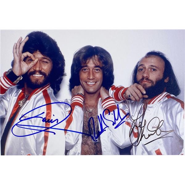 The Bee Gees Band facsimile signed  photo