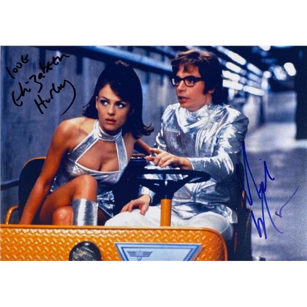 Austin Powers Mike Myers and Liz Hurley facsimile signed  movie photo