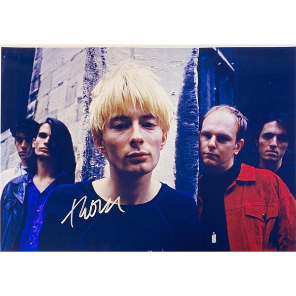 Radiohead Thom Yorke facsimile signed  photo