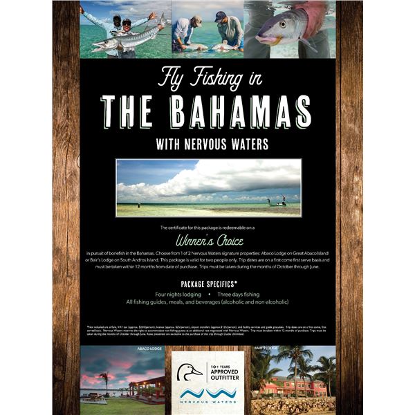 Bahamian Bonefishing for Two With Nervous Waters