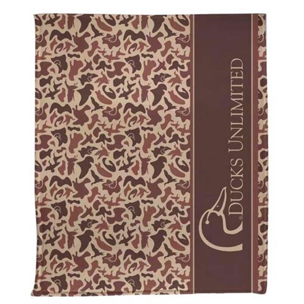 Old School Camo Throw Blanket