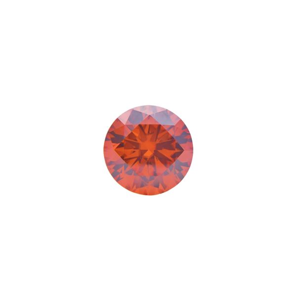 Phenomenal Rare 5 Ct VVs1 Bright Orange Fire Moissanite