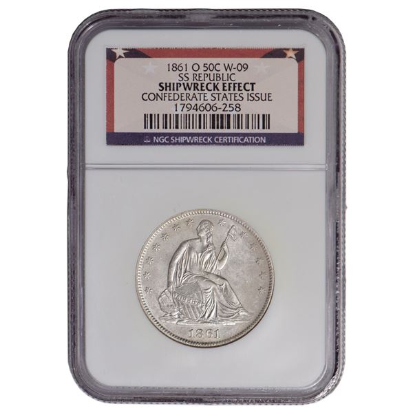 1861-O Liberty Seated Half Dollar NGC