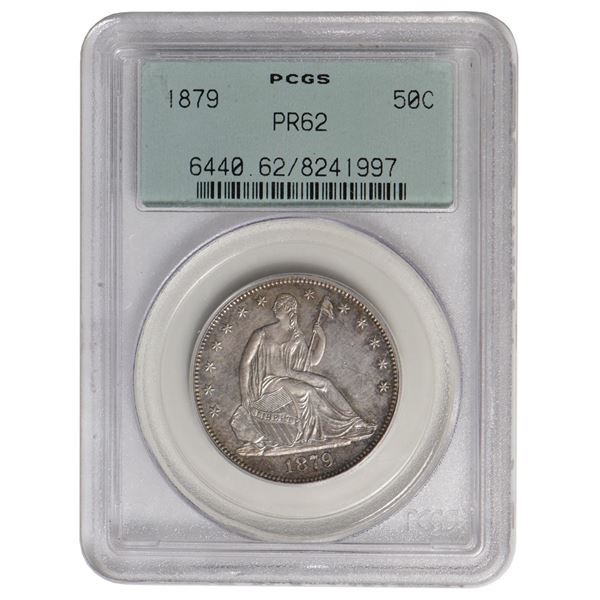 1879 Seated Liberty Half Dollar PCGS PR62