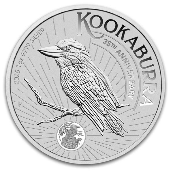 2025 Australia 1oz Kookaburra BU Silver Coin
