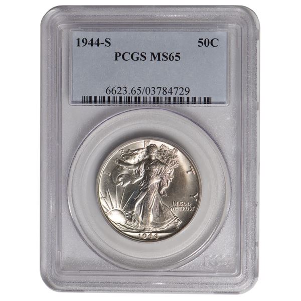 1944-S Walking Liberty Half Dollar PCGS MS65