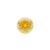 Image 1 : Sparkling 5 Ct VVs1 Bright Lemon Yellow Fire Moissanite Solitaire