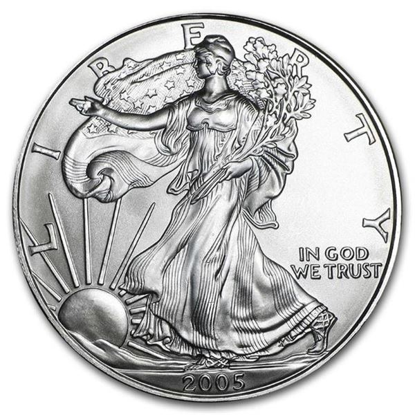 2005 American Silver Eagle 1oz BU Coin