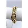 Image 3 : Strong 61.8 Gram 14 Kt Gold Plate Curb Link Bracelet