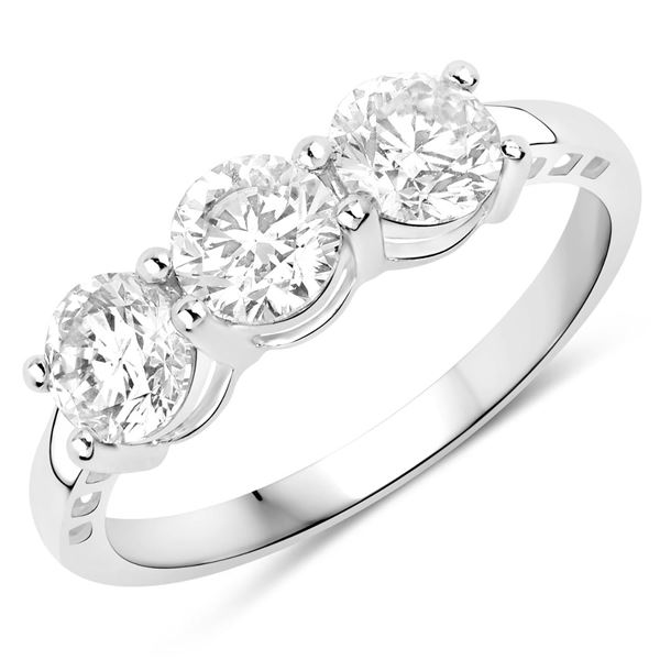 14KT White Gold 1.50ctw Lab Diamond Ring