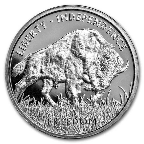 Silver Round 1oz Buffalo Pamp Coin