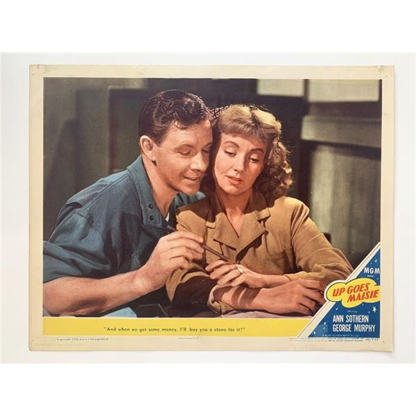 Up Goes Maisie original 1946 vintage lobby card