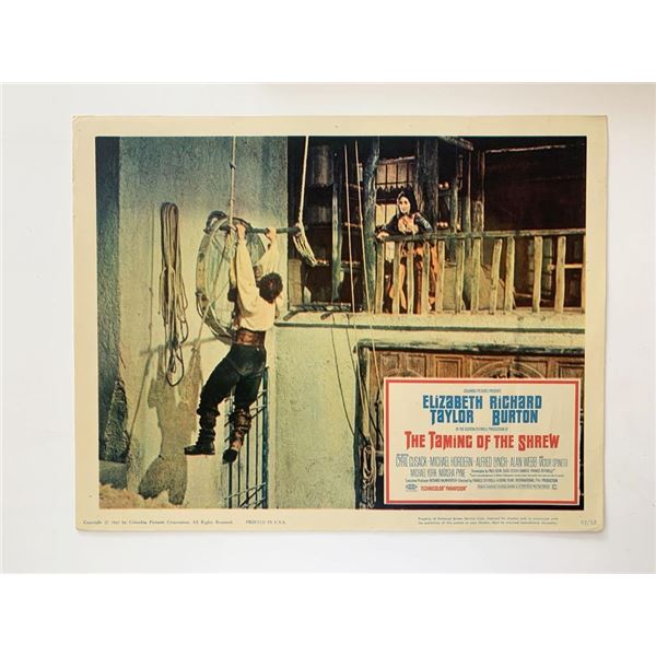 The Taming of the Shrew original 1967 vintage lobby card