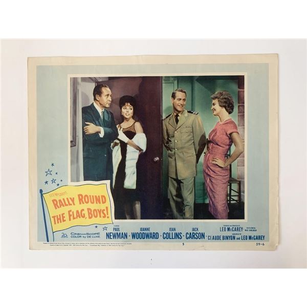 Rally Round the Flag, Boys! original 1958 vintage lobby card