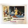 Image 1 : Three for the Show original 1954 vintage lobby card