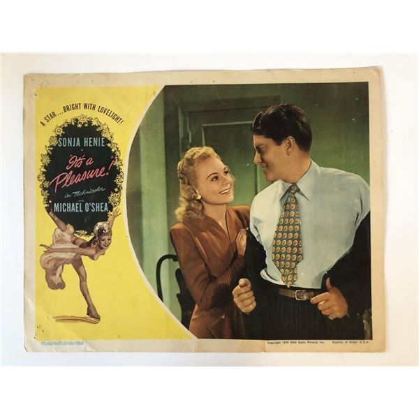 It's a Pleasure! original 1945 vintage lobby card