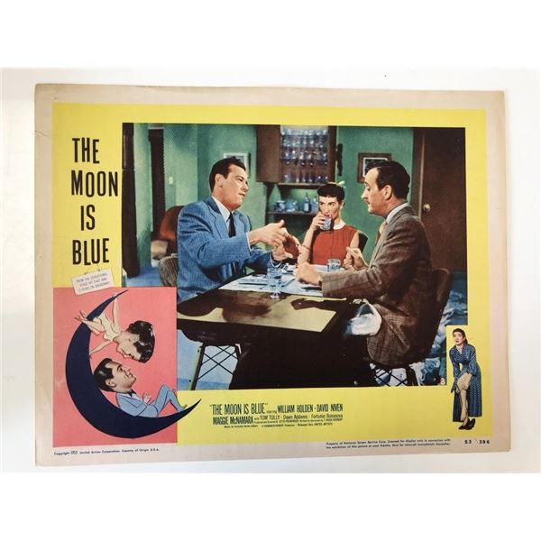 The Moon Is Blue original 1953 vintage lobby card