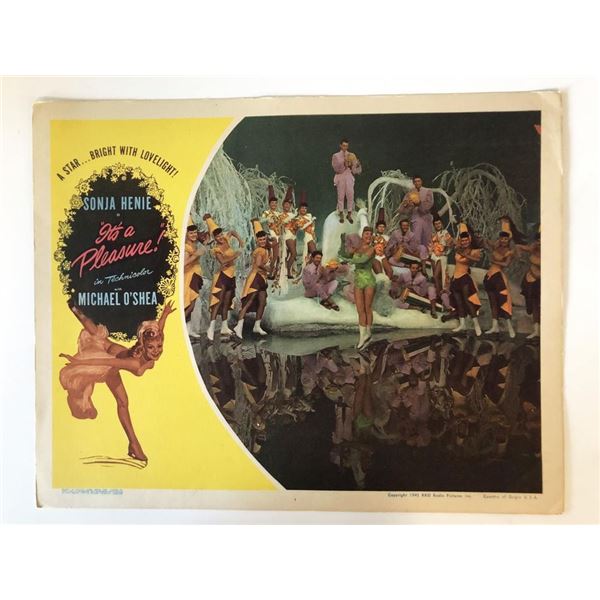 It's a Pleasure! original 1945 vintage lobby card