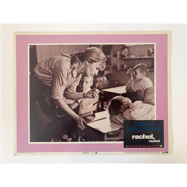 Rachel Rachel original 1968 vintage lobby card