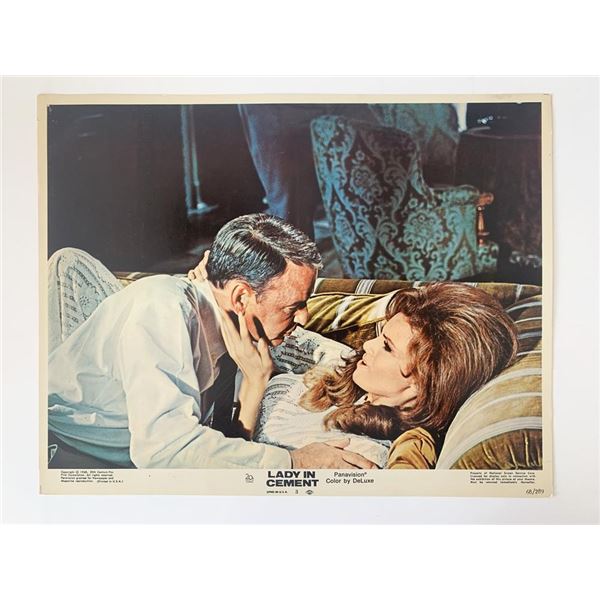 Lady in Cement original 1968 vintage lobby card