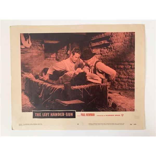 The Left Handed Gun original 1958 vintage lobby card